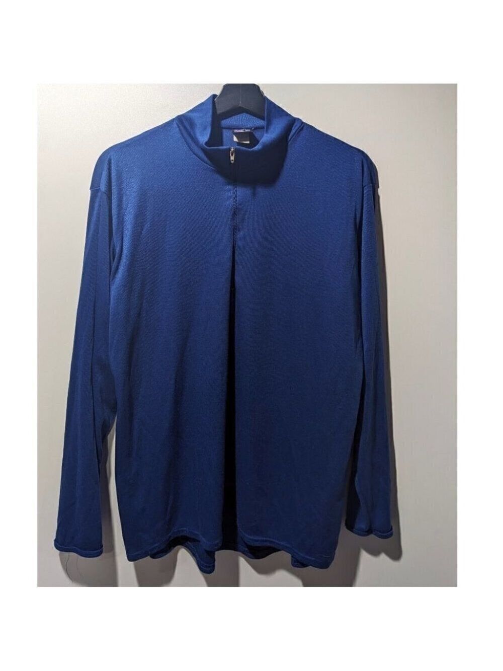 Patagonia | Men's 3/4 zip Capilene Sweater in Blue